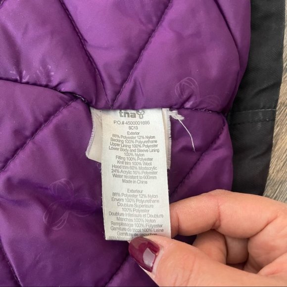 ARITZIA TNA Women's Black Faux Fur Hooded Waterproof Long Parka SizeXS Pre-Owned - Picture 15 of 15